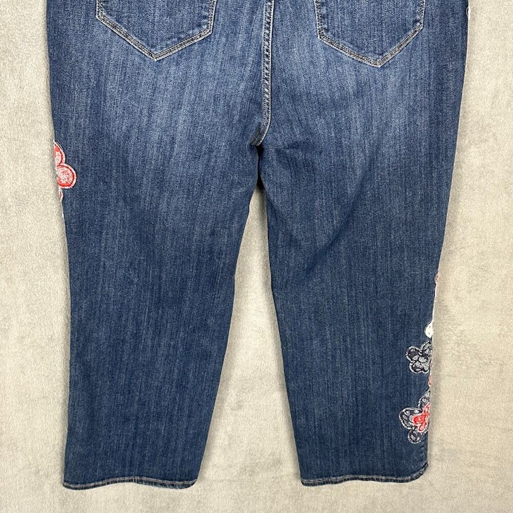 Driftwood Jeans Womens 18 Blue Royce Straight Ankle American Bandstand Boho - Picture 7 of 14